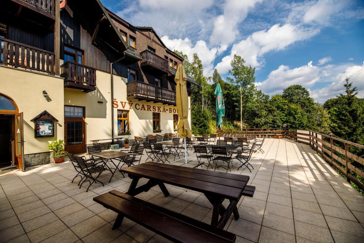 Svycarska Bouda Hotel Špindlerŭv Mlýn Luaran gambar