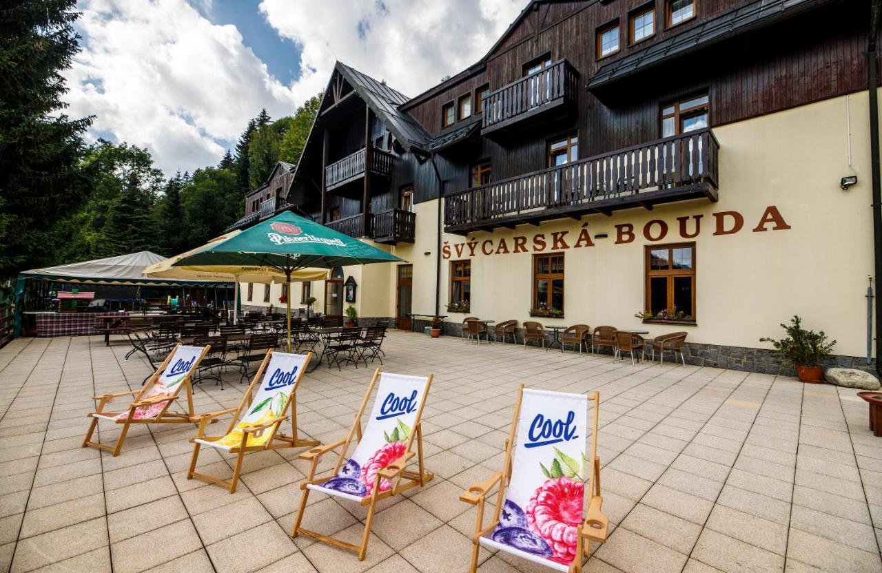 Svycarska Bouda Hotel Špindlerŭv Mlýn Luaran gambar